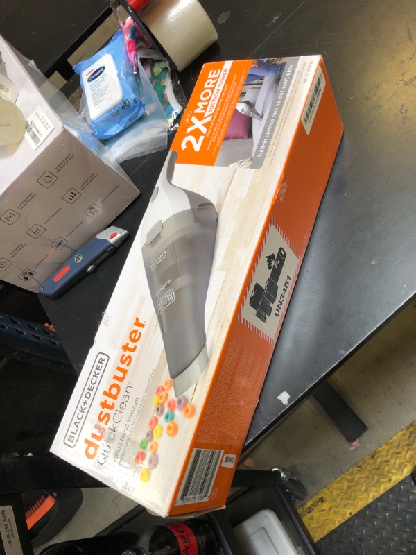 Photo 1 of BLACK+DECKER dustbuster QuickClean Cordless Handheld Vacuum, Car Vacuum Portable (HNVC215B10)