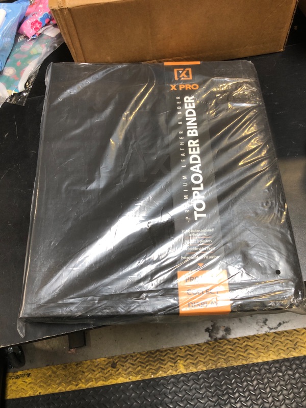 Photo 1 of X PRO Toploader Binder | Holds 252 Toploaders | 20 Toploaders INCLUDED | 9-Pocket | Ringless Double-Sided Pockets for TCG, Sports | Premium Top Loader Storage