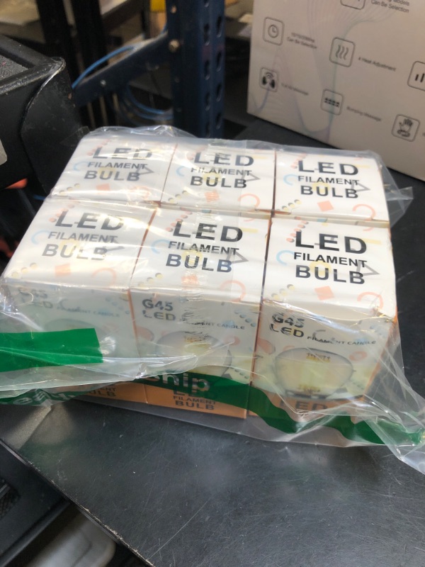 Photo 1 of Beonllay LED Light Bulbs 40 Watt Equivalent E26 LED Bulb 4W Dimmable Frosted Globe Light Bulbs, 2700K Warm White G16.5 Light Bulb, 6 Pack