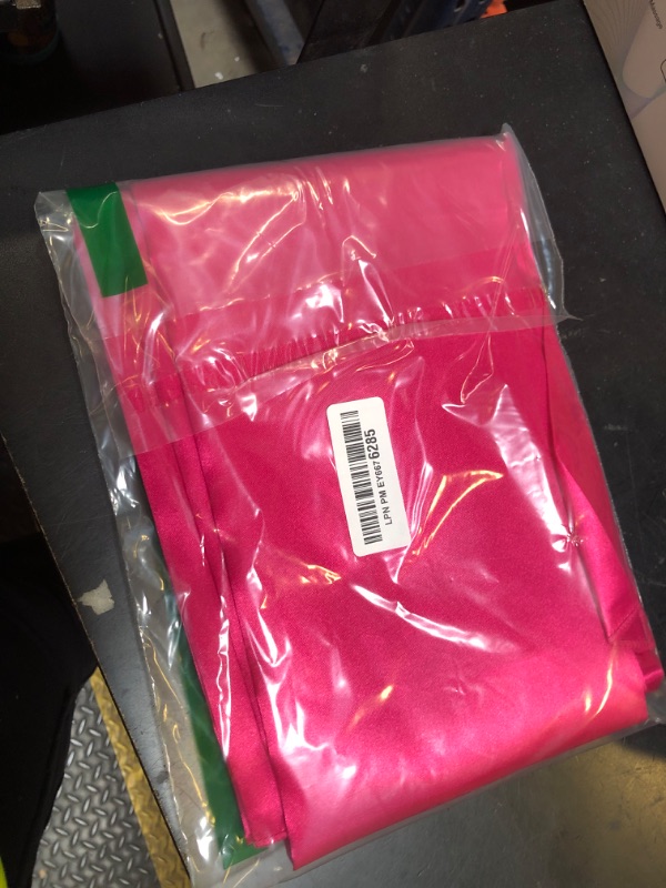 Photo 1 of Cobedzy 1 Pack Hot Pink Satin Tablecloth, 58 x 102 Inches Rectangle Hot Pink Table Cover, Smooth Fabric Satin Table Cloths,Luxury Silk Tablecloth for Party Wedding Dinner Restaurant