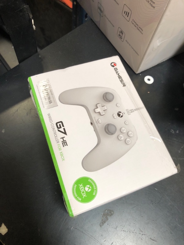 Photo 1 of GameSir G7 HE C Wired Xbox Controller,Officially licensed Controller with Hall Effect Joysticks for Xbox Series X|S, Xbox One, Windows 10|11,Xbox Officially licensed Controller (White)