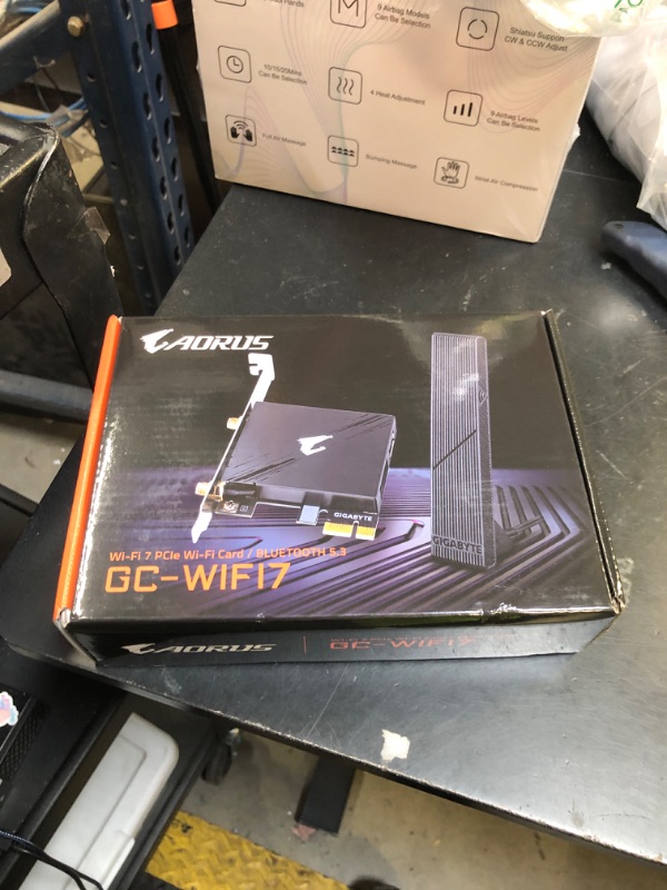 Photo 1 of GIGABYTE WiFi 7 GC-WIFI7 (802.11/ Tri-Band WiFi/Bluetooth 5.3/ 4K-QAM/PCIe Expansion Card)