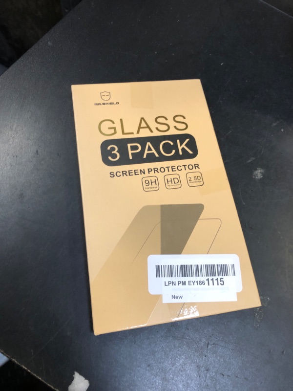 Photo 1 of Mr.Shield Screen Protector compatible with Xiaomi Redmi Note 14 [4G/5G/LTE] [Tempered Glass] [3-Pack] [Japan Glass with 9H Hardness]