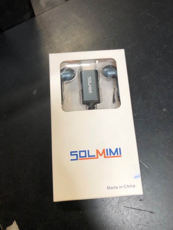 Photo 1 of SOLMIMI USB Earbuds with Microphone for PC Laptop, 2M/6.5ft USB-A Headset Headphone with Microphone for PC Computer Laptop PS4 PS5 Notebook Desktop Office Home with Volume Control& Mute