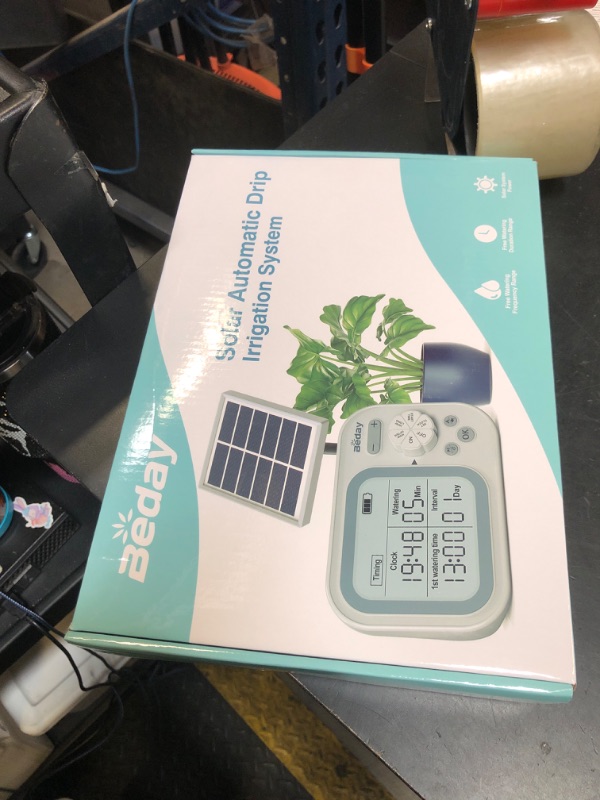 Photo 1 of Solar Automatic Drip Irrigation System Houseplant Auto Self Watering Device Waterer for 15 Potted Plants Outdoor Indoor Garden Balcony Vacation While Away