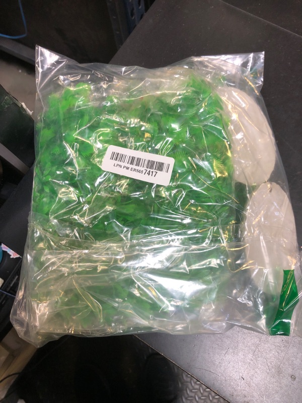 Photo 1 of Hamiledyi 23" Tall Aquarium Plastic Plants - 2 Pack Soft Fish Tank Decor, Artificial Green Grass Cluster for Aquariums, Safe Bendable Underwater Plants?Green Style B?