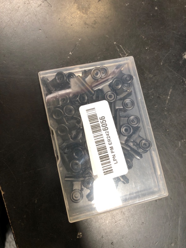 Photo 1 of Coideal Black Small Bull Clips - 30 Pack Mini Metal Hinge Clips Tiny Binder Paper Clamps for Tags Bags Shops, Office and Home Kitchen (22mm)