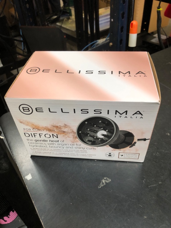 Photo 1 of Bellissima Italia Diffon Hair Diffuser and Ceramic Curly Hair Dryer - DF1 5000 - Lightweight and Compact