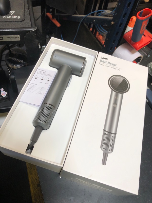Photo 1 of Hair Dryer, Professional Ionic Hair Dryer for Fast Drying, High Speed Hair Blow Dryer with Diffuser for Home Salon Travel, Constant Temperature Hair Care Without Hair Damage