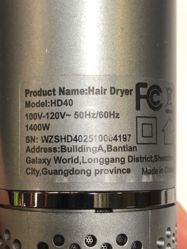 Photo 1 of Hair Dryer, Professional Ionic Hair Dryer for Fast Drying, High Speed Hair Blow Dryer with Diffuser for Home Salon Travel, Constant Temperature Hair Care Without Hair Damage