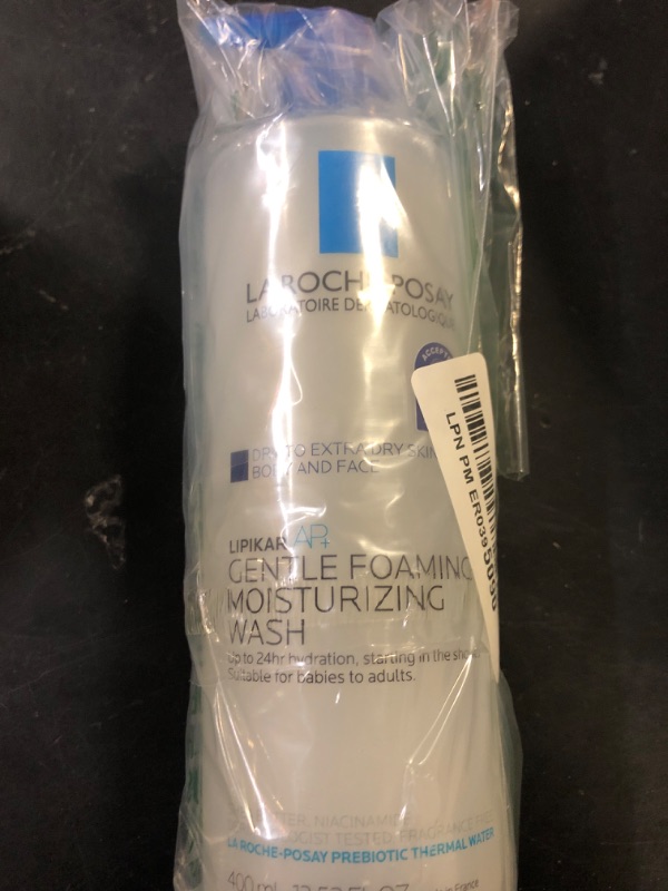 Photo 1 of La Roche-Posay Lipikar AP+ Gentle Foaming Moisturizing Wash, Shea Butter + Niacinamide + Glycerin, Moisturizing Body Wash For Dry Skin, National Eczema Association Accepted, Soap Free