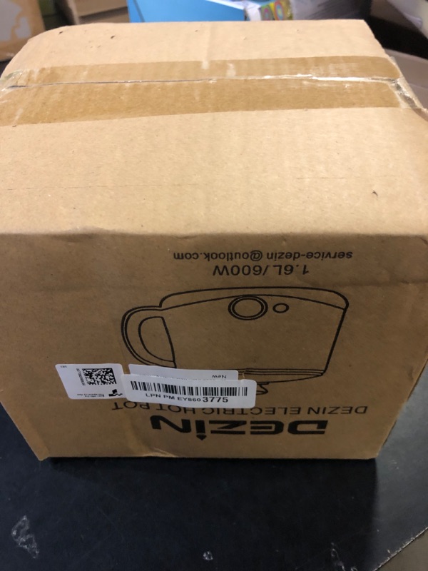 Photo 1 of Dezin Electric Pot, 1.6L Ramen Cooker, Hot Pot Electric Stainless Steel, Multifunctional Cooker for Egg, Pasta, Soup, Porridge, Oatmeal with Temperature Control and Keep Warm Function