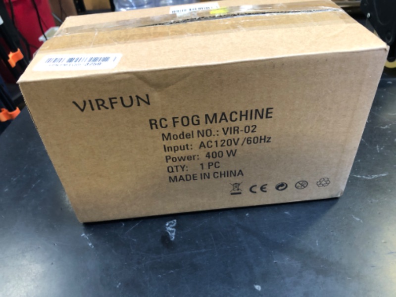 Photo 1 of VIRFUN Fog Machine, Smoke Machine with Wireless&Wired Remote Control for Parties Halloween Wedding and Stage Effect, 400W