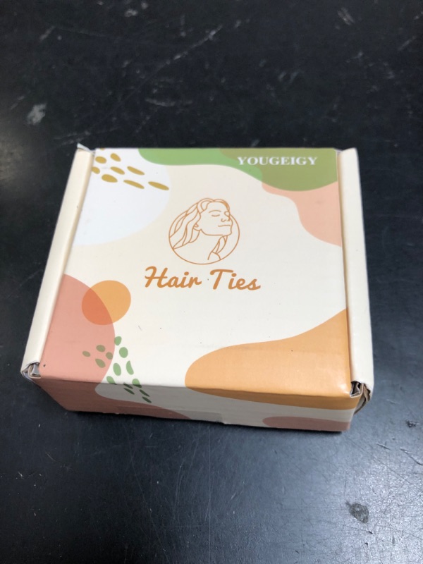 Photo 1 of 3PCS Gold Hair Ties, Metal Hair Ties for Thick Hair, Elegant Durable Geometric Design, Gold Hair Accessories Stretchy and Non-Damage Ponytail Cuff Holders, 3 Styles in Box Holiday Gifts