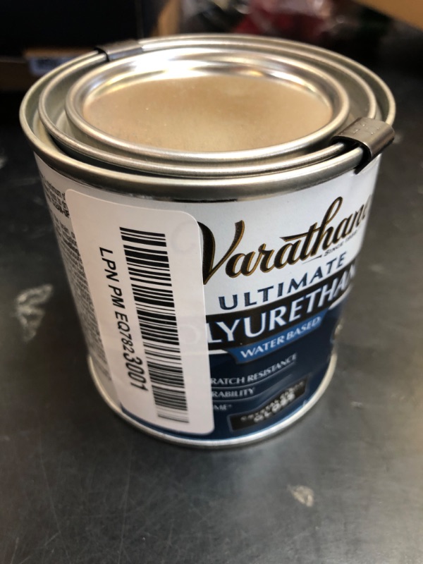 Photo 1 of Varathane Water-Based Ultimate Polyurethane, Half Pint, Gloss