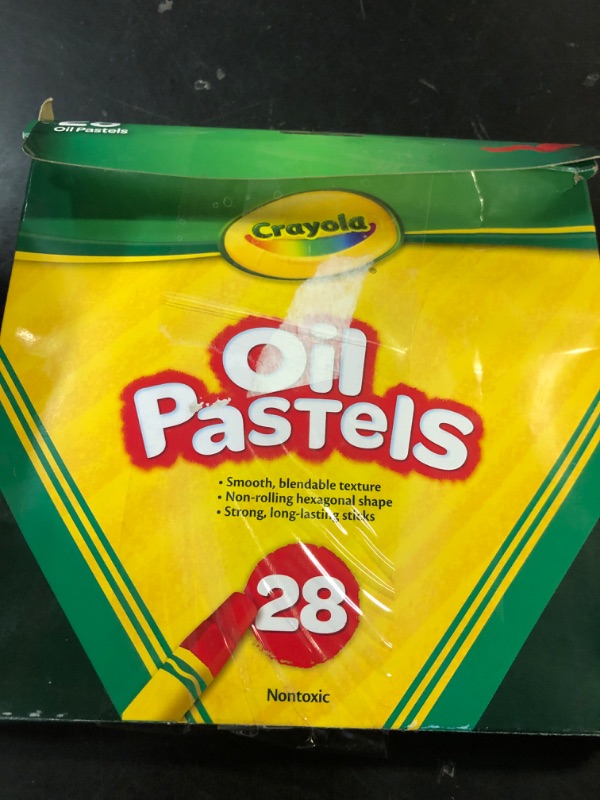 Photo 1 of Crayola Oil Pastels, School Supplies, Kids Indoor Activities At Home, 28 Assorted Colors