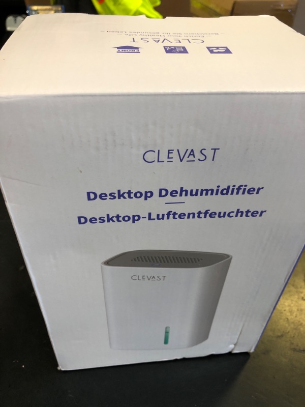 Photo 1 of CLEVAST Small Dehumidifier for Home - 30 OZ Mini Quiet Dehumidifiers for Bathroom, Upgraded Portable Compact Air Dehumidifier for Room, Closet, RV, Camper, House (Not Cordless)