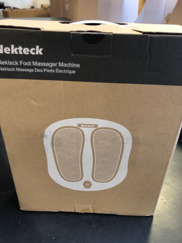 Photo 1 of Nekteck Foot Massager with Heat, Shiatsu Foot Massager for Neuropathy, Plantar Fasciitis, Electric Heated Foot Massage Machine for Pain Relief and Circulation, Gifts for Man Woman Her Him Birthday