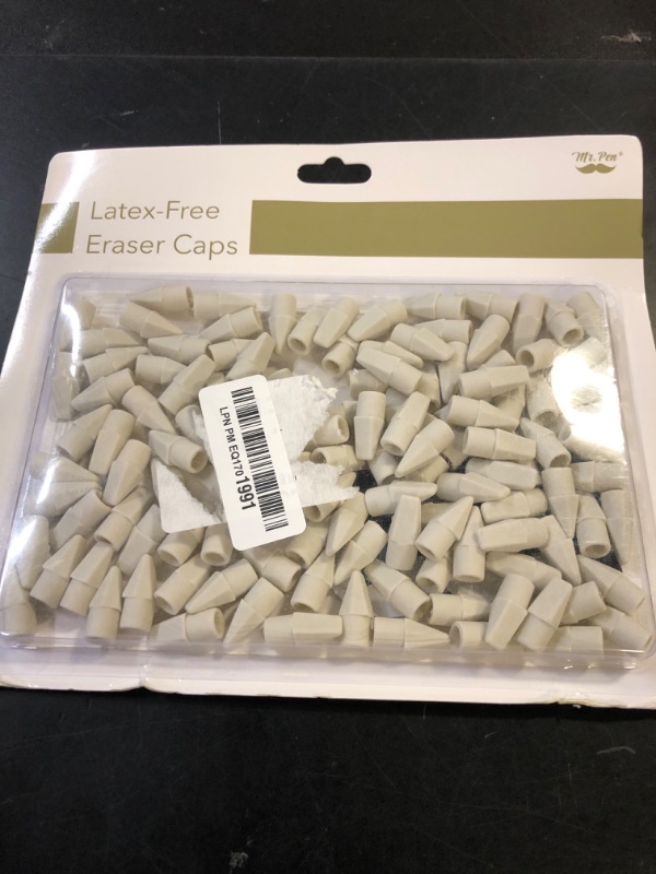 Photo 1 of Mr. Pen- White Pencil Top Erasers, 120 pcs, Eraser Caps for Pencils, White Pencil Head Erasers for Pencils Tops