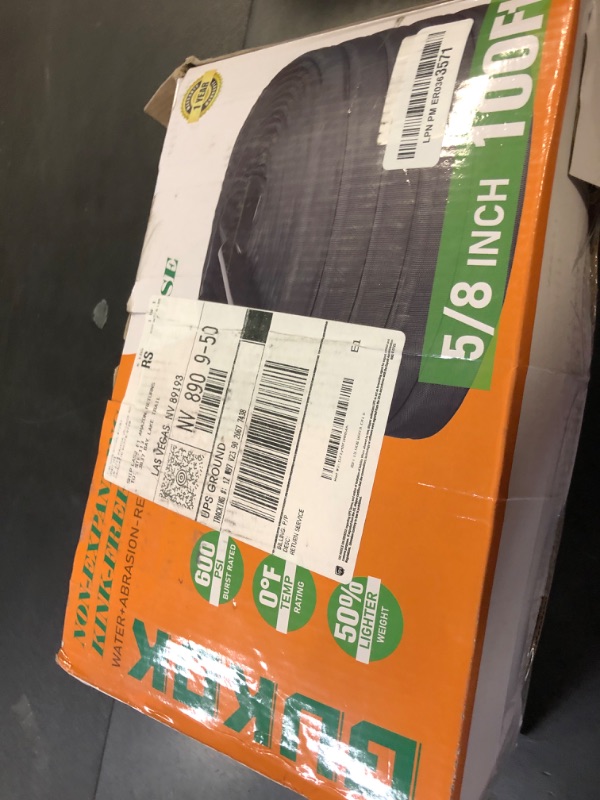 Photo 1 of Garden Hose, Lightweight, Ultra Flexible, Durable, Kink-Free Garden Hose, RV, Marine and Camper Hose (100 FT)