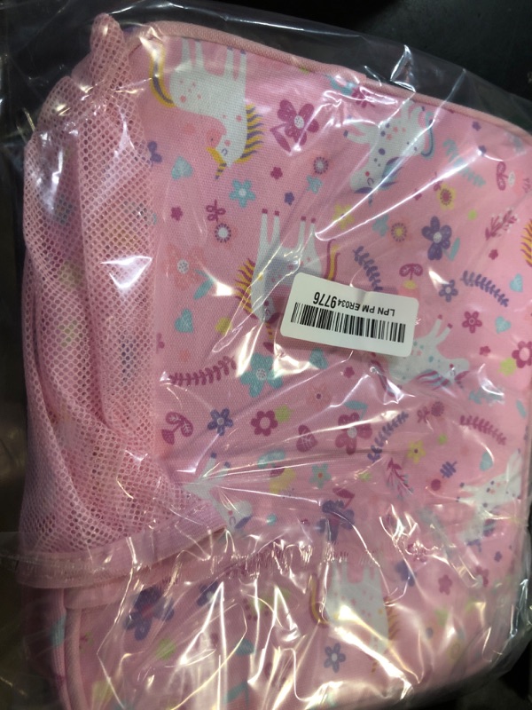 Photo 1 of Bagseri Kids Lunch Box Girls - Insulated Kids Lunch Bag for Girls Portable Reusable Toddler Lunch Cooler Bag for School, Water-resistant Lining?Glitter Unicorn,Pink?