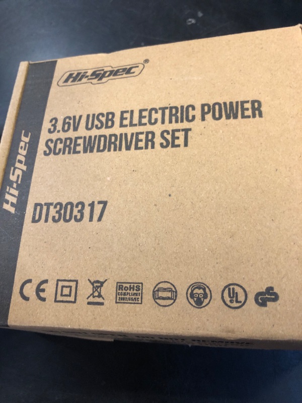 Photo 1 of Hi-Spec Electric Screwdriver 27pc 3.6V Pink USB Small Power Screwdriver Set. Cordless & Rechargeable with Driver Bit Set