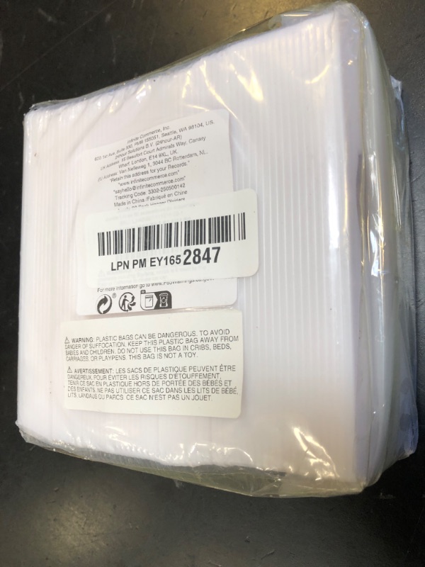 Photo 1 of Juvale Clothing Dividers - 5 x 2 in, White Plastic, 60 Pack - Blank Hanger Dividers & Rack Tags for Closet Organization