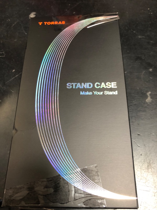 Photo 1 of TORRAS 360 Magnetic Stand for iPhone 17 Pro Max Case, [Fit for MagSafe] [4X Military-Grade Protection] Slim Case for iPhone 17 Pro Max 6.9", Translucent Obsidian Black, Ostand O3 Fitness Series