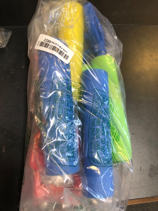 Photo 1 of Fun-Here Water Guns Shooter 6 Pack, Super Foam Soakers Blaster Squirt Guns, Pool Noodles Toy with Plastic Handle Summer Swimming Beach Garden Fighting Game,Outdoor Toys for Kids Boys Girls Adults