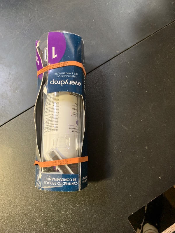 Photo 1 of everydrop by Whirlpool Ice and Water Refrigerator Filter 1, EDR1RXD1, Single-Pack , Purple