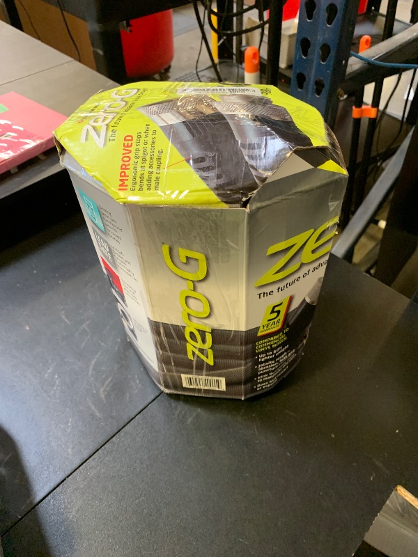 Photo 1 of Zero-G 5/8 in. D X 50 ft. L Black Aluminum Garden Hose
