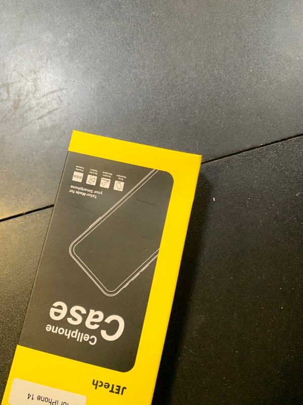 Photo 1 of JETech Case for iPhone 14 6.1-Inch, Non-Yellowing Shockproof Phone Bumper Cover, Anti-Scratch Clear Back (Clear)