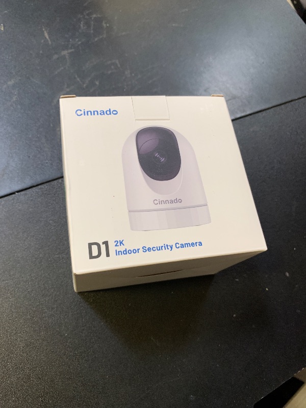 Photo 1 of Cinnado Security Camera Indoor-2K 360° WiFi Cameras for Home Security?Pet/Dog/Baby Camera with Phone app, 2-Way Audio, Night Vision, 24/7 SD Card Storage, Works with Alexa & Google Home (2.4Ghz)-D1