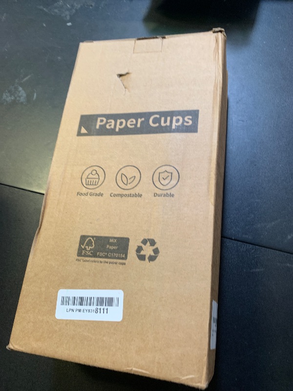 Photo 1 of RACETOP 12 oz 50 pack Disposable Paper Coffee Cups with Lids and Sleeves