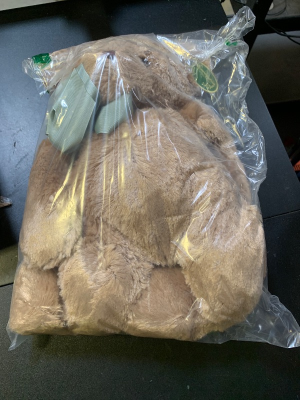 Photo 1 of Bearington Collection Gus 18-Inch Brown Teddy Bear Plush Toy - Teddy Bear Stuffed Animal for Baby