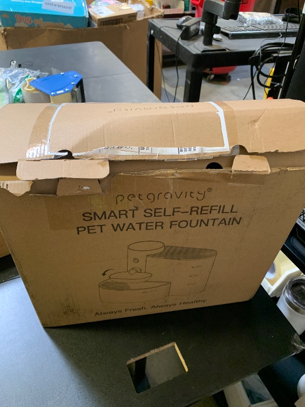 Photo 1 of Saker Automatic Cat Water Dispenser: Smart Pet Water Fountain No Filter for Small Dogs - Wireless 3L Rechargeable Smart Cat Fountain - Wastewater Separation