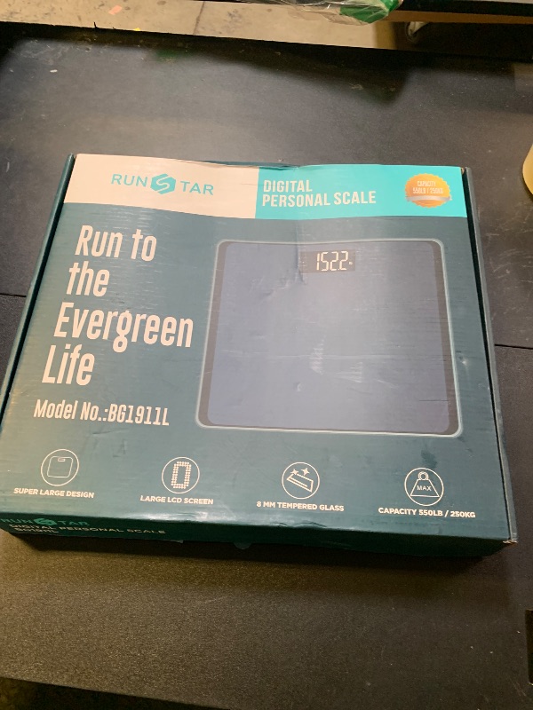 Photo 1 of 550lb Bathroom Digital Scale for Body Weight with Ultra-Wide Platform and Large LCD Display, Accurate High Precision Scale with Extra-High Capacity