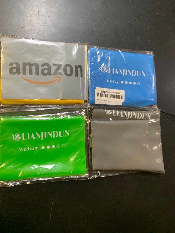 Photo 1 of Lianjindun 5 Pcs Professional Resistance Bands. Latex-Free, Elastic Band, Work Out Bands, Stretch Bands for Working Out Women or Men, Exercise Bands Set for Physical Therapy, Yoga, Pilates