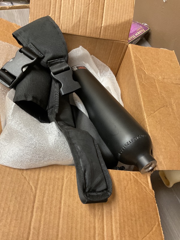 Photo 1 of Scuba Tank 1L Mini Scuba Tank Support About 15 Minutes Underwater Breathing(No More Than 33ft) Scuba Diving Accessories Diving Oxygen Tanks for Water Rescue/Diving Sightseeing/Backup Air Source, Black