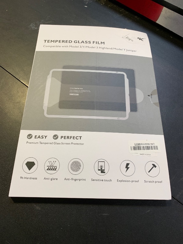 Photo 1 of SUMK Tempered Glass Screen Protector for Tesla Model Y Juniper Accessories 2026 & for Tesla Model 3 Highland Accessories 2024 2025 [HD & 9H Anti-scratch] - 2pcs [Glossy]