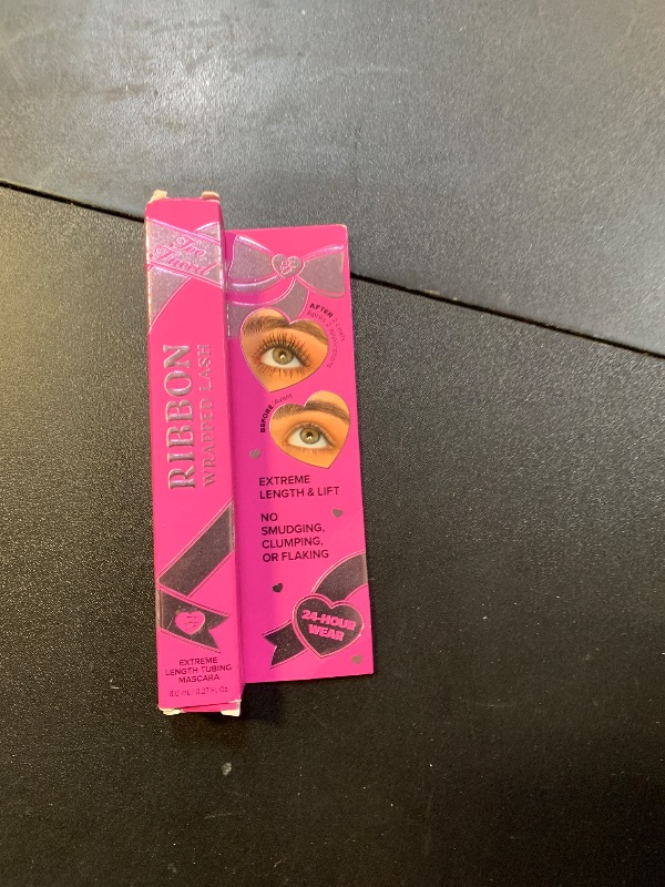 Photo 1 of Too Faced Ribbon Wrapped Lash Mascara | Extreme Length Tubing Mascara with no Smudging, Flaking or Clumping, 0.27 Fl Oz
