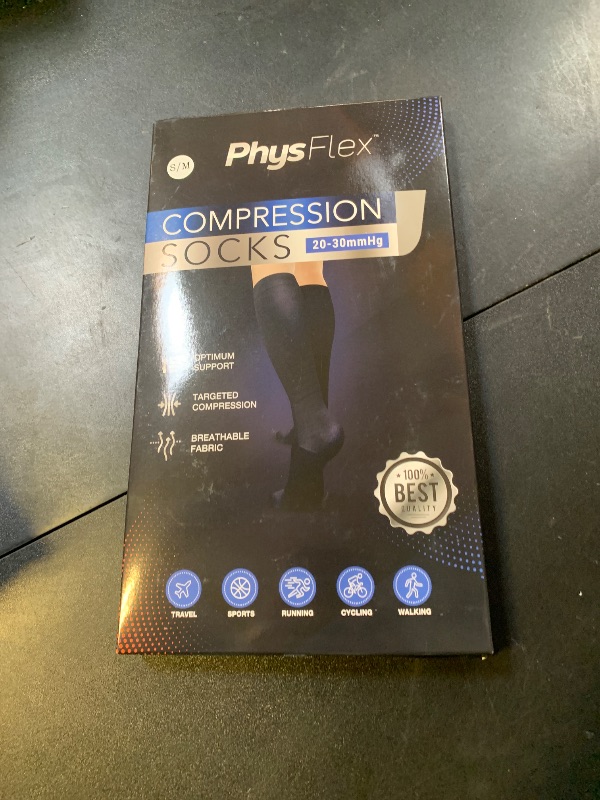 Photo 1 of Compression Socks for Women & Men (20-30 mmHg) Support for Travel, Nurses, Pregnancy, Shin Splints, Sports and Everyday Wear