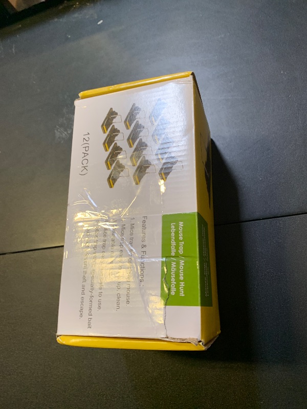 Photo 1 of Mouse Traps, Mouse Traps Indoor for Home Quick Effectively, [2025 Edition] Mice Trap for House Indoor Kill Safe for Family and Pet 12 Packs