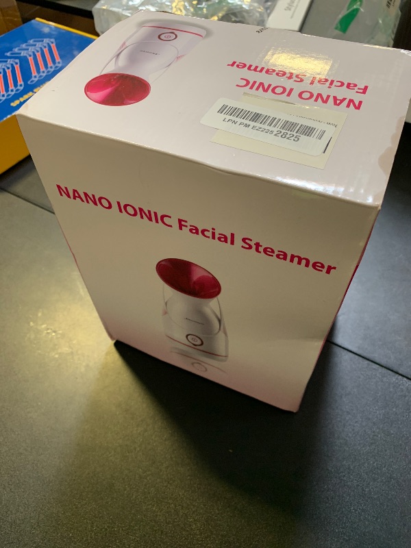 Photo 1 of Amconsure Facial Steamer - Nano Ionic Face Steamer Warm Mist Steamer for Home Sauna SPA, Humidifier for Face Steamer for Deep Cleaning Unclogs Pores Sinuses - Bonus 5 Piece Stainless Steel Skin Kit