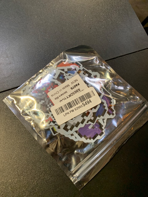 Photo 1 of Pounchi Retro Pixel Anime Stickers (50Pcs Large Size) Aesthetic Cartoon PVC Sticker, Gifts for Laptop Water Bottle Skateboard Party Supplies Decorations Teens