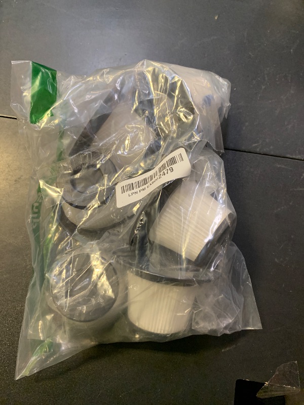 Photo 1 of 6 Pack HEPA Filter Vacuum Dust Bin Filters Compatible for MOOSOO K17 Cordless Vacuum with Strainer Screen(6 HEPA Filter & 6 Strainer Screen)