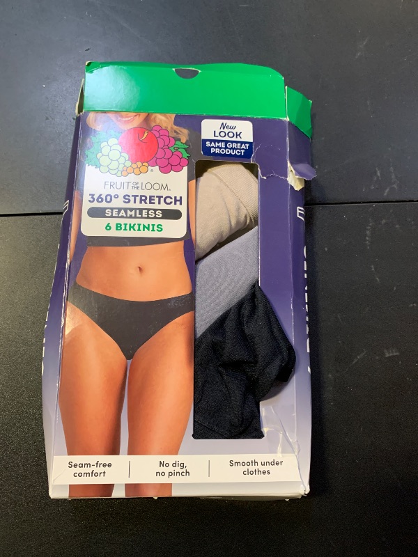 Photo 1 of Fruit of the Loom Women's No Show Seamless Underwear, Amazing Stretch & No Panty Lines, Available in Plus Size, Bikini-6 Pack-Assorted Color Neutrals, 5