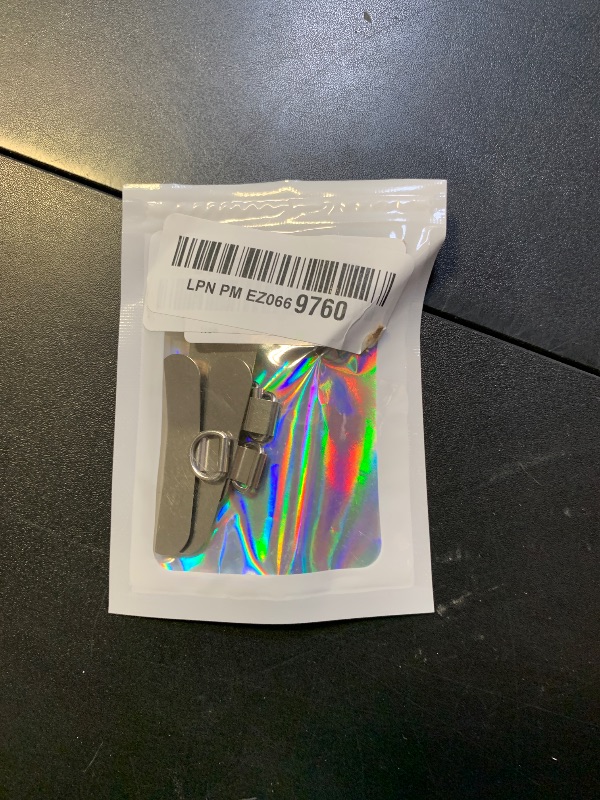 Photo 1 of SURDOCA Phone Tether Tab Thin, 4 Pcs Phone Lanyard Tab Heavy Duty, Universal Phone Lanyard Patch Metal Oval, Color: Silver