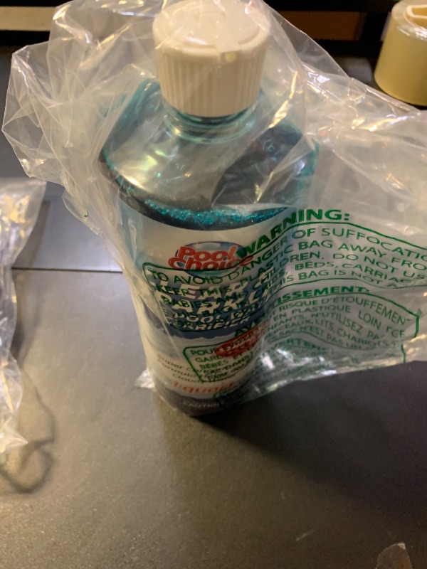 Photo 1 of SpaChoice 1-Quart Premium Clear and Sparkle Blue Pool Water Clarifier, Pool Clarifier, Made in USA