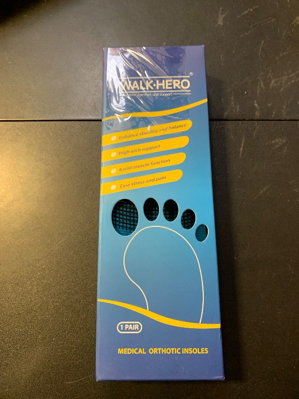Photo 1 of Plantar Fasciitis Insoles for Men Women - Orthotics Inserts, Shoe Insoles Arch Support Flat Feet Inserts Work Boot Insoles for Standing All Day (Mens 8-8 1/2 | Womens 10-10 1/2)
